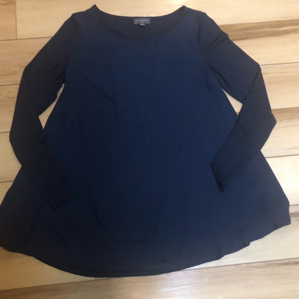 The limited, navy blue dress shirt